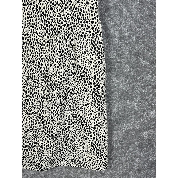 American Eagle Animal Print Linen‎ Cotton Mini Dress Womens Sz Small Square Neck - Picture 7 of 16